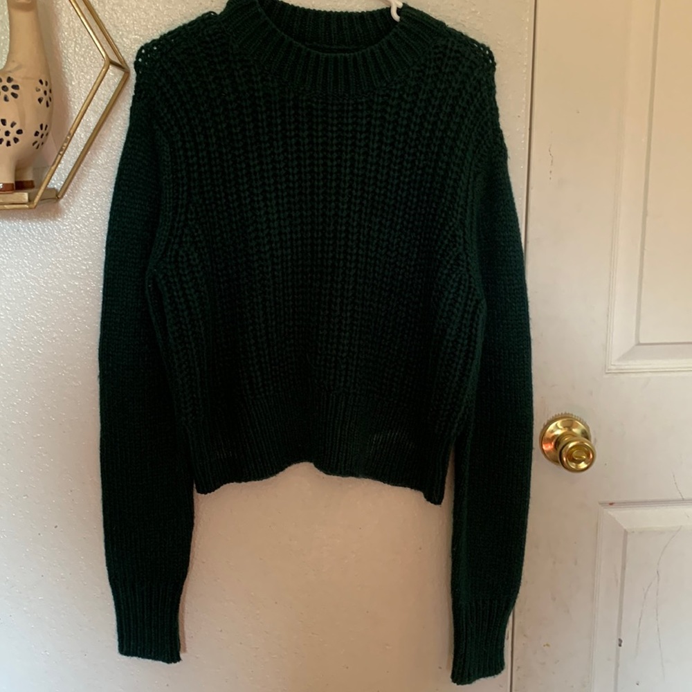 Green sweater